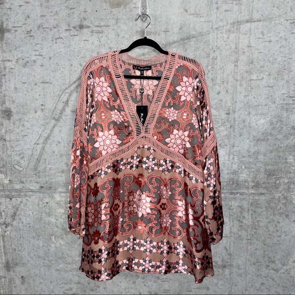 NWT For Love & Lemons Juliet A-Line Dress size M RARE - Picture 3 of 12